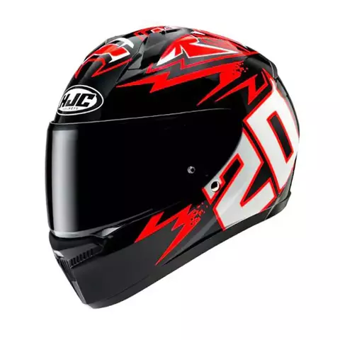 CASCO HJC C10 DIABLO MASK BLACK/RED