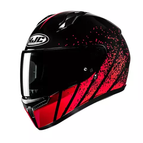 CASCO HJC C10 HAVEN MC1 BLACK/RED