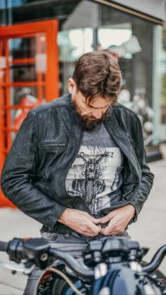 CAMPERA CUERO NAPA LUPE VERONA - comprar online