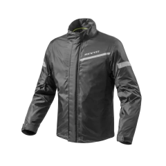 CAMPERA LLUVIA REVIT CYCLONE 2 NEGRA XS