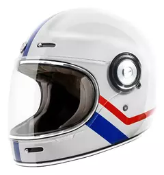 CASCO TORC T-1 GLOSS WHITE /BLUE ALLEGIANCE