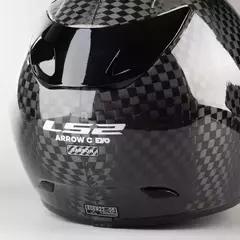 CASCO LS2 F323 ARROW C EVO CARBON GLOSS BLACK - tienda online