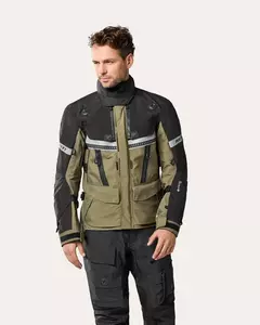CAMPERA REVIT DOMINATOR 3 GXT BLACK/DARK GREEN - TiendaMoto Argentina TE: 1162818687