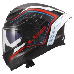 CASCO LS2 FF807 DRAGON SUBIC WHITE/ BLACK/ RED - comprar online