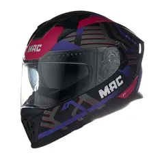 CASCO MAC FF069 FORCE KONK BLACK/ PINK/ MATTE