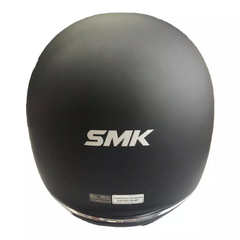 CASCO SMK OPEN FACE EL DORADO JET CLASSIC MATE BLACK/RED - TiendaMoto Argentina TE: 1162818687