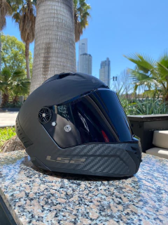 CASCO LS2 THUNDER CARBON BLACK USADO TALLE XL en internet