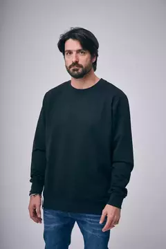 BUZO POST SCRIPT OVER BASIC RIDER BLACK - comprar online