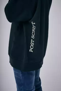BUZO POST SCRIPT OVER DOLLAR BLACK - TiendaMoto Argentina TE: 1162818687