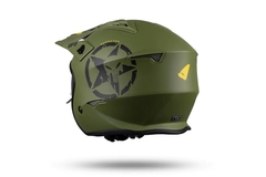 CASCO ABIERTO UFO MEDIO VISOR COLOR VERDE MILITAR HE150 - TiendaMoto Argentina TE: 1162818687