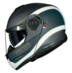 CASCO MAC FF917 ONYX PULSE SILVER BLACK MATTE