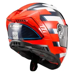 CASCO LS2 FF805 THUNDER PLUS ALLIANCE RED/ BLUE/ GLOSS - tienda online