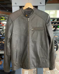 CAMPERA GENUINE LEATHER BROWN