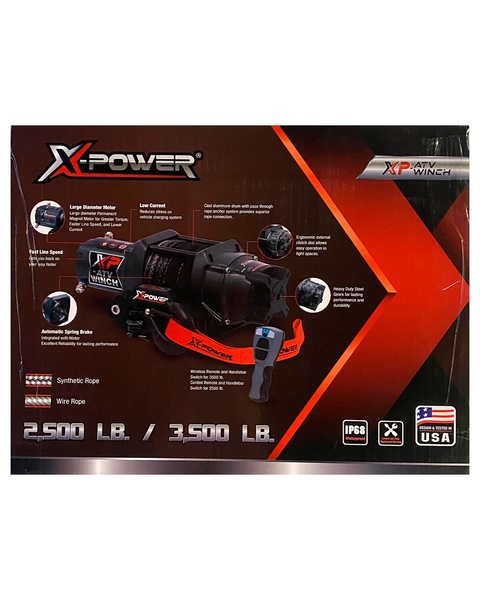 MALACATE X-POWER XP ATV WINCH