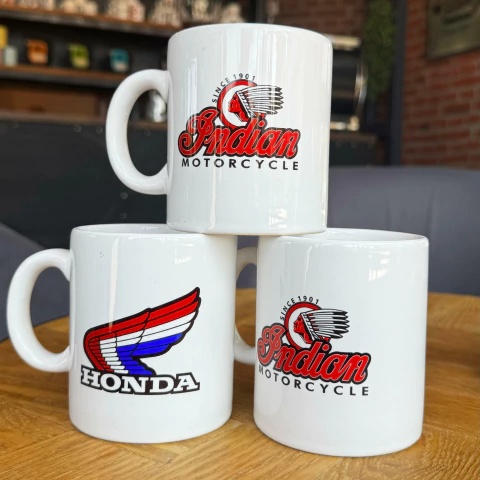 TAZA DE CERAMICA HONDA / INDIAN