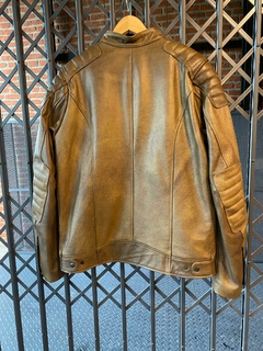 CAMPERA CUERO LUPE CALABRIA LADRILLO en internet