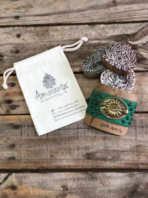 Brazalete Cuero Tokio Verde