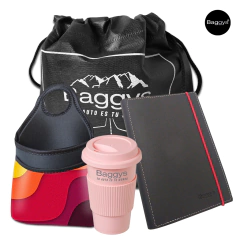 KIT 7 ROSA - Bolsa para Auto + Portadocumentos TRIP + Vaso Café - tienda online
