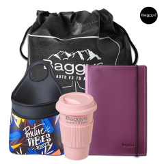KIT 7 ROSA - Bolsa para Auto + Portadocumentos TRIP + Vaso Café en internet