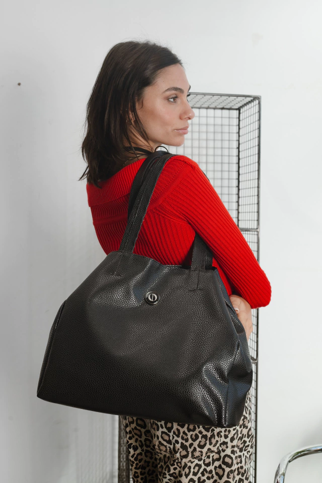 Cartera Cagliari Negro
