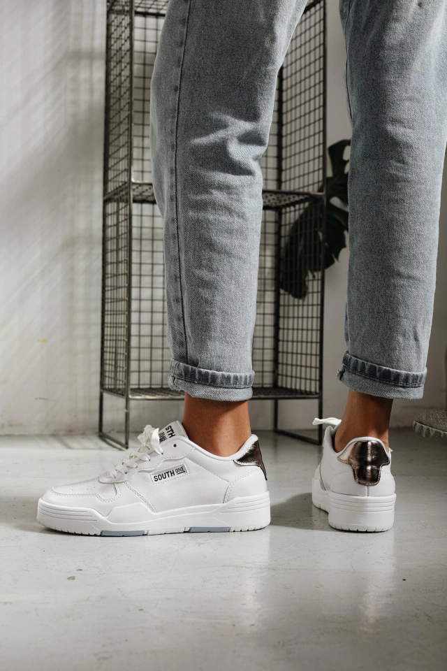 Zapatillas letter blanco — imagen 5