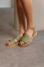 Sandalia elvira verde - tienda online