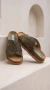 Sandalias hibiscus verde - comprar online