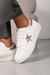 Zapatilla Yael blanco con estrella cebra