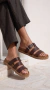 Sandalias tessa chocolate