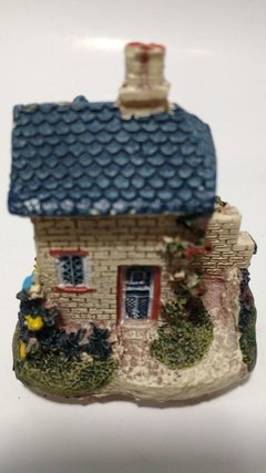 Enfeite Aquário e Vaso Miniatura Casa Jardim Azul na internet