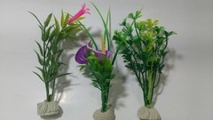 Planta Artificial Aquário 12 cm 03 unidades - Ref. 01