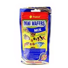 Ração Mini Wafers Mix 18g Tropical Sachê Para Peixes