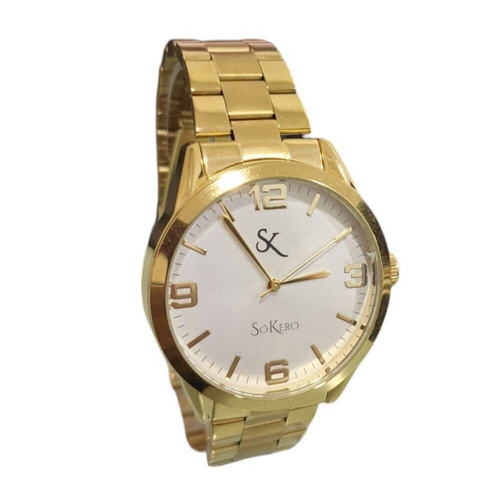 Relógio SK Felicidade Dourado CN29892M