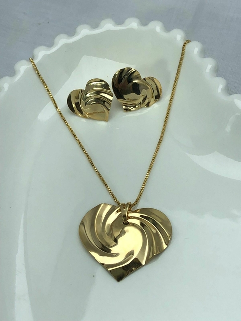Conjunto Coração Placa Assimetrica