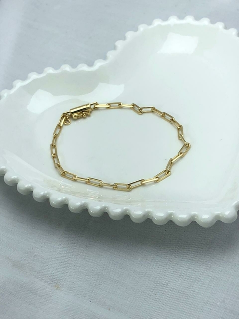 Pulseira Masculina Cadeado Média