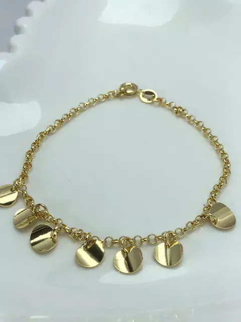 Pulseira Elo Português com circulos