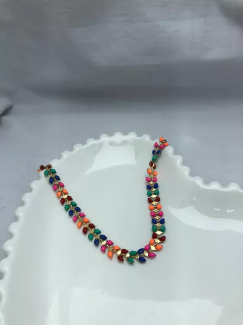 Gargantilha Colorida Folhagem