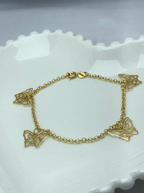 Pulseira Veneziana 4 Borboletas