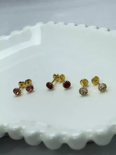 Brinco Pequeno com Pedrinha