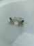 Brinco Borboleta infantil Colorido