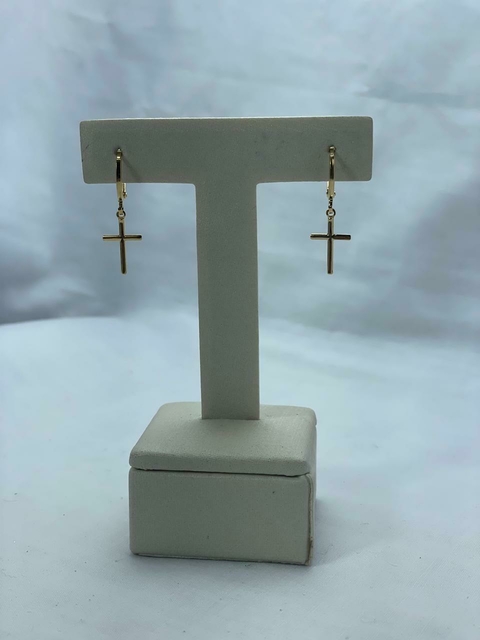 Argola Minimalista de Cruz