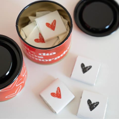 Mini Latitas con chocolates