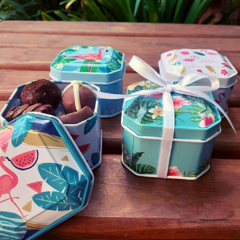 Souvenirs latas con chocolates para 15 años, casamientos, bautismos, aniversarios