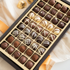 Vino y trufas al chocolate 3 tamaños - tienda online