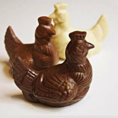 Gallinas de chocolate