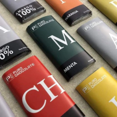 Tabletas de chocolate premuim - La Casita Suiza-Puro Chocolate