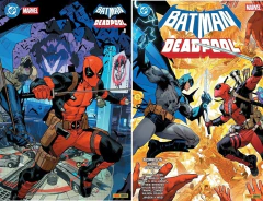 PACK VARIANTE DAN MORA BATMAN X DEADPOOL (CROSSOVER DC MARVEL) (PREVENTA: DISPONIBLE A PARTIR DEL 02-04)