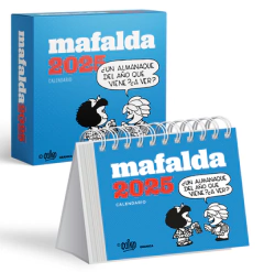 MAFALDA 2025 CALENDARIO CAJA TURQUESA