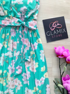 Vestido tule longo - comprar online