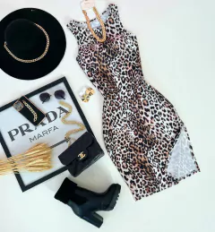 Vestido MIDI canelado